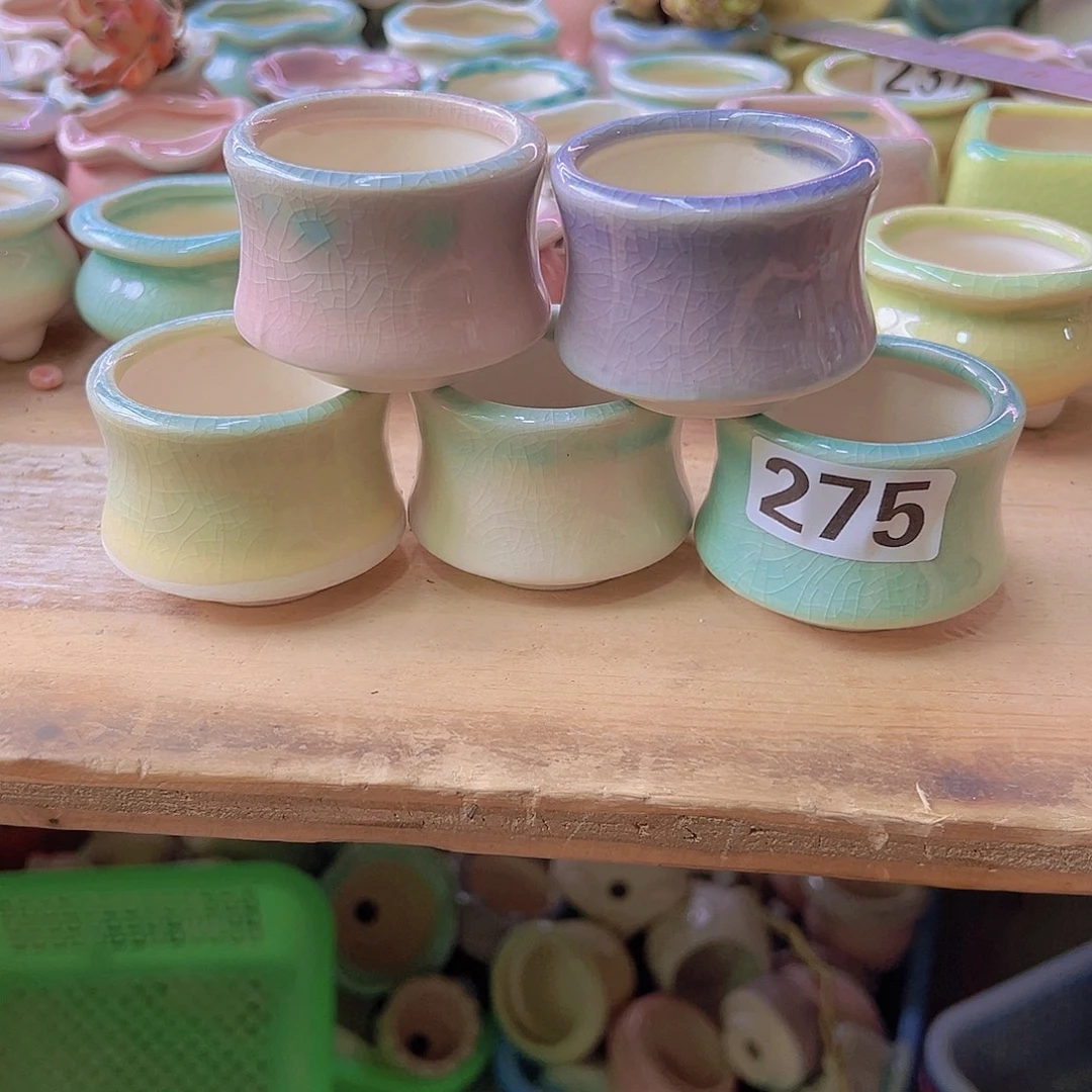 陶瓷花盆当场满12包邮