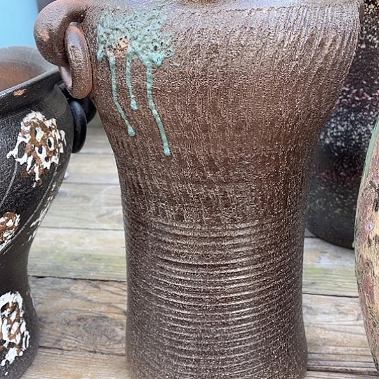 紫砂花盆高度36口径20