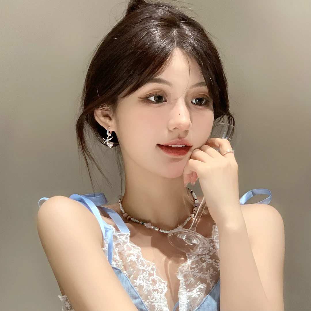 FULL GIRLISH耳环02308时尚蓝色海星耳钉耳饰