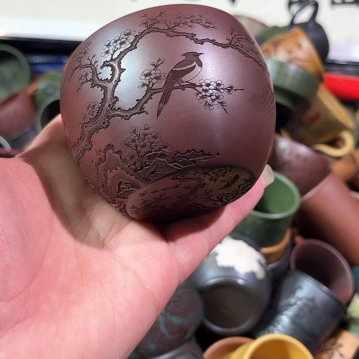 茶杯紫砂全手工紫砂主人被