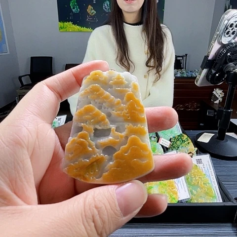 翡翠未镶嵌颈饰翡翠