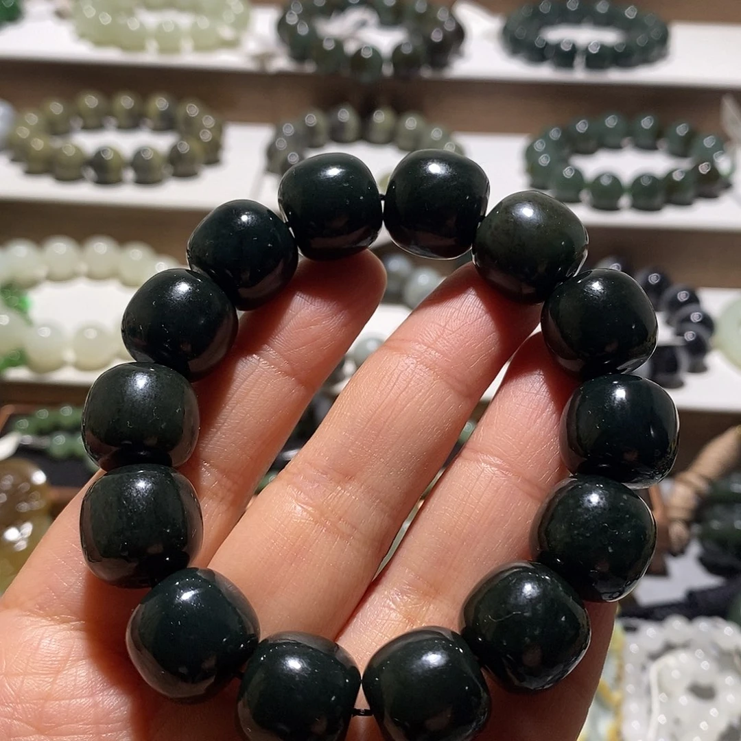 和田玉未镶嵌手链