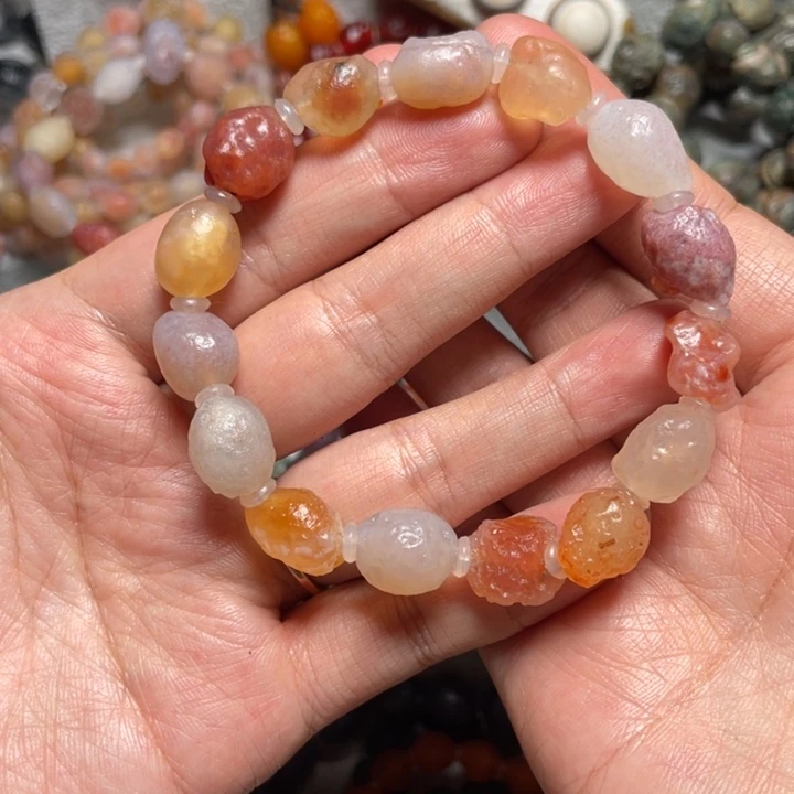 玛瑙/玉髓合金手链