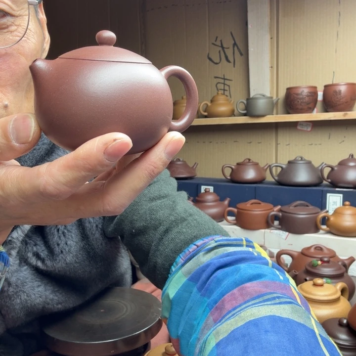 茶壶紫砂潮**粥宜兴紫砂原矿底槽清