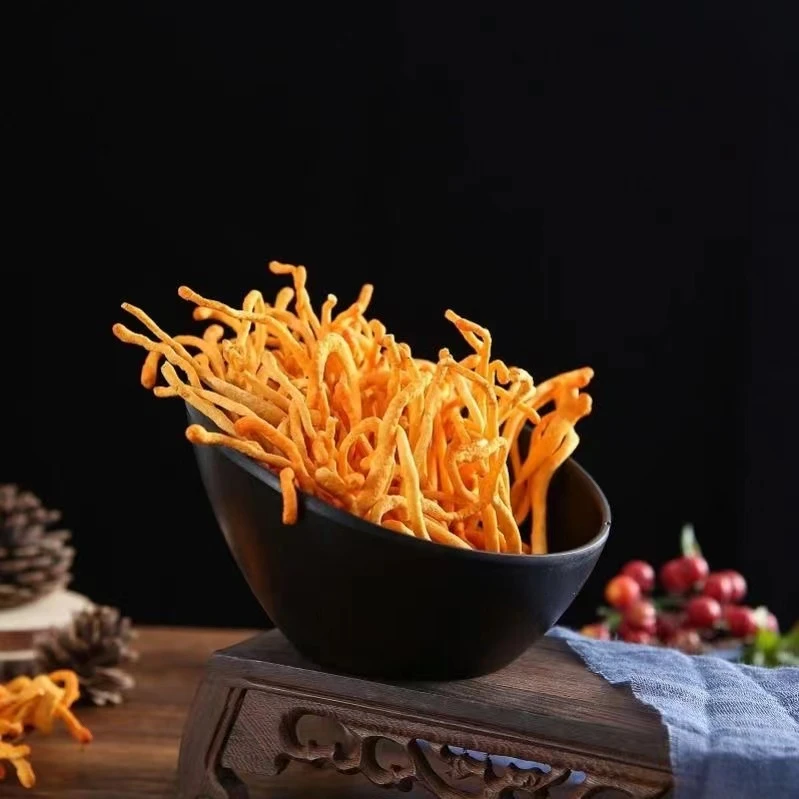 新鲜虫草花鲜北虫草煲汤火锅食材