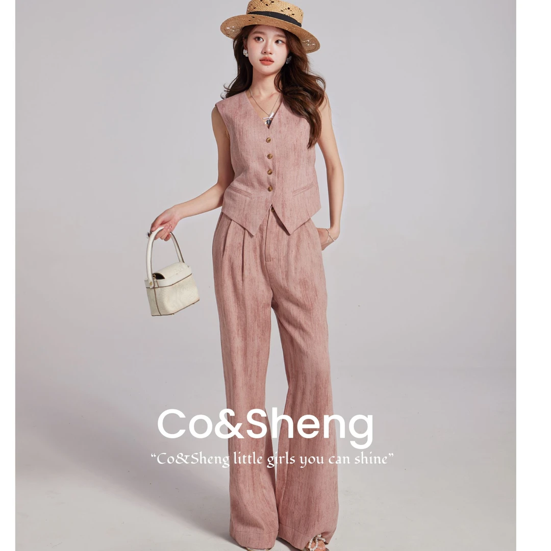 co&sheng重生150小个子马甲春季新品休闲复古气质时尚