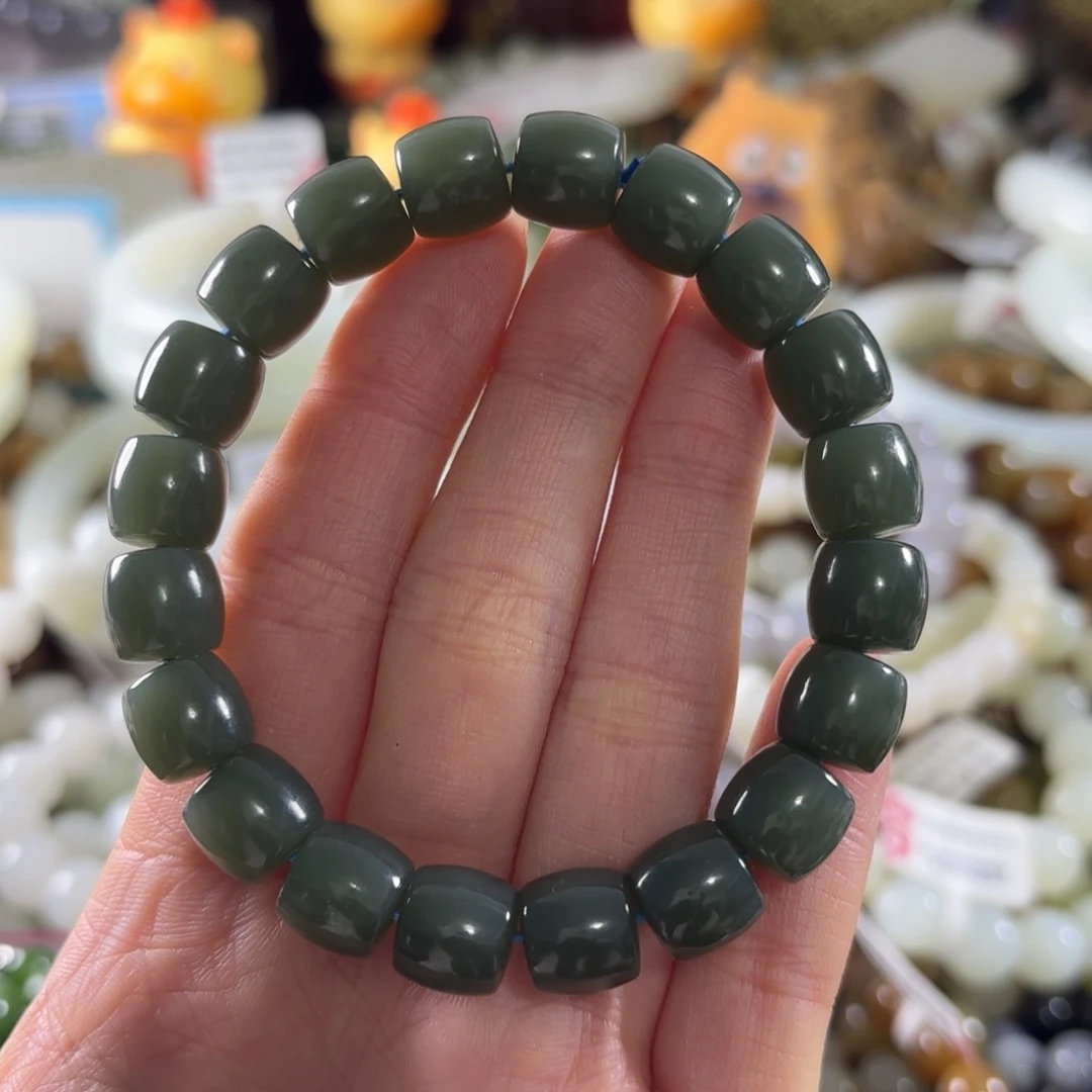 和田玉未镶嵌手串37