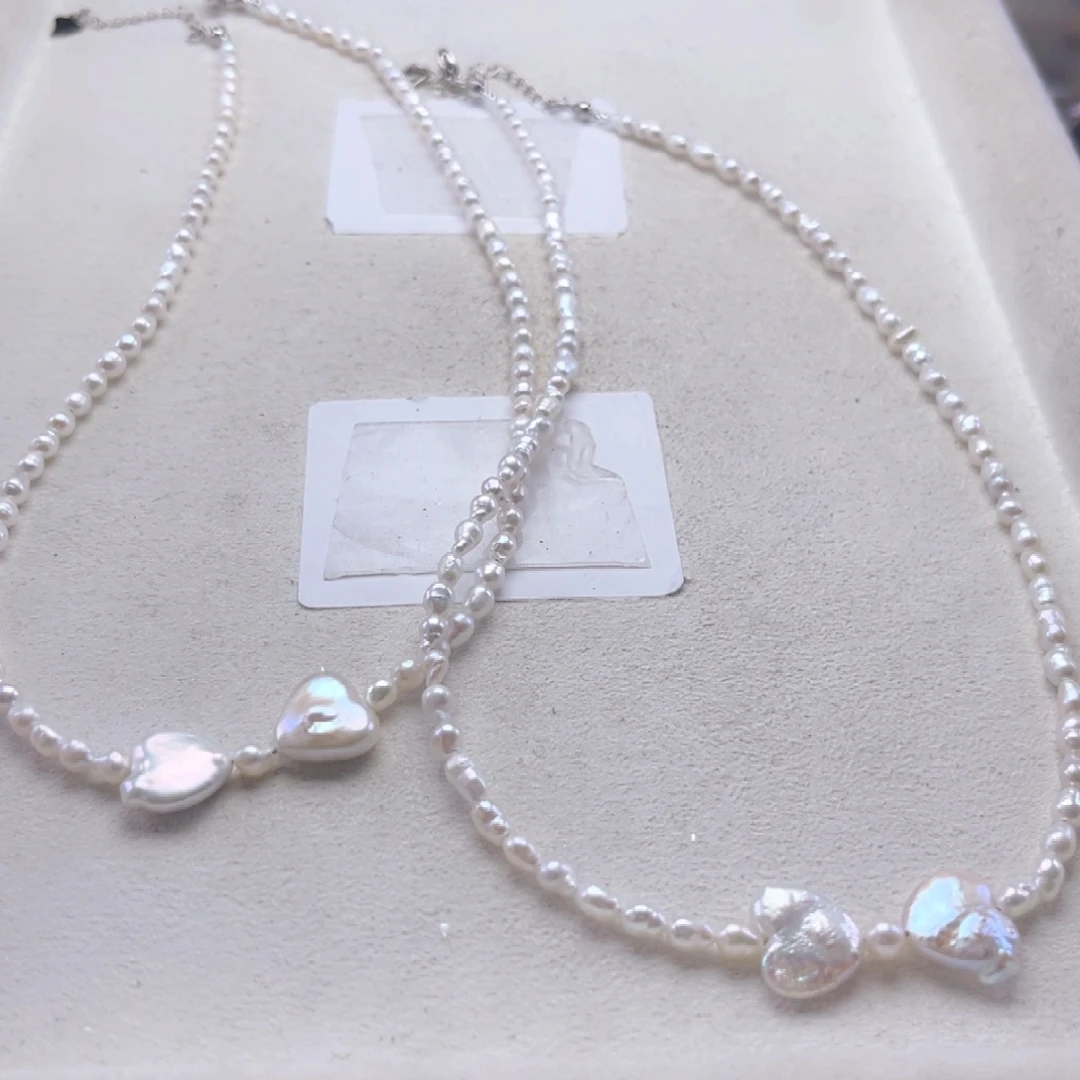 未镶嵌项链淡水珍珠【纯恬】多样性发货