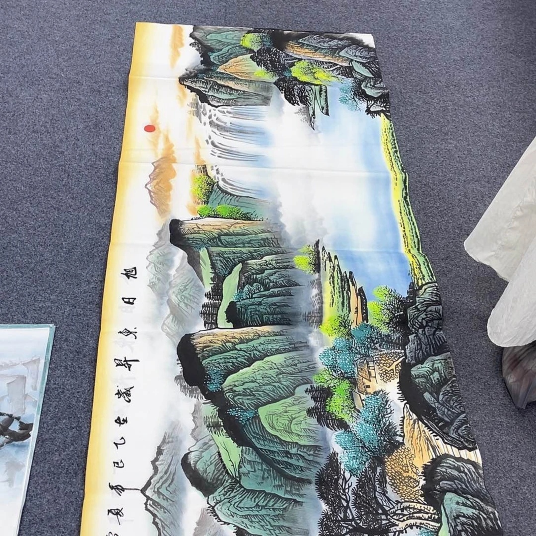 国画作品小姐姐放漏…