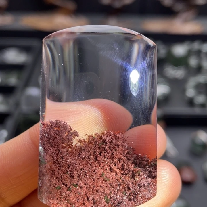 未镶嵌水晶颈饰红幽灵无事牌定制