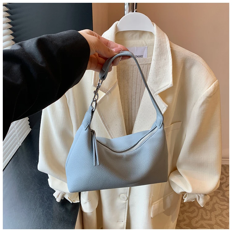 【长23宽9高14】新款休闲简约潮流大气质感斜挎包1819蓝色