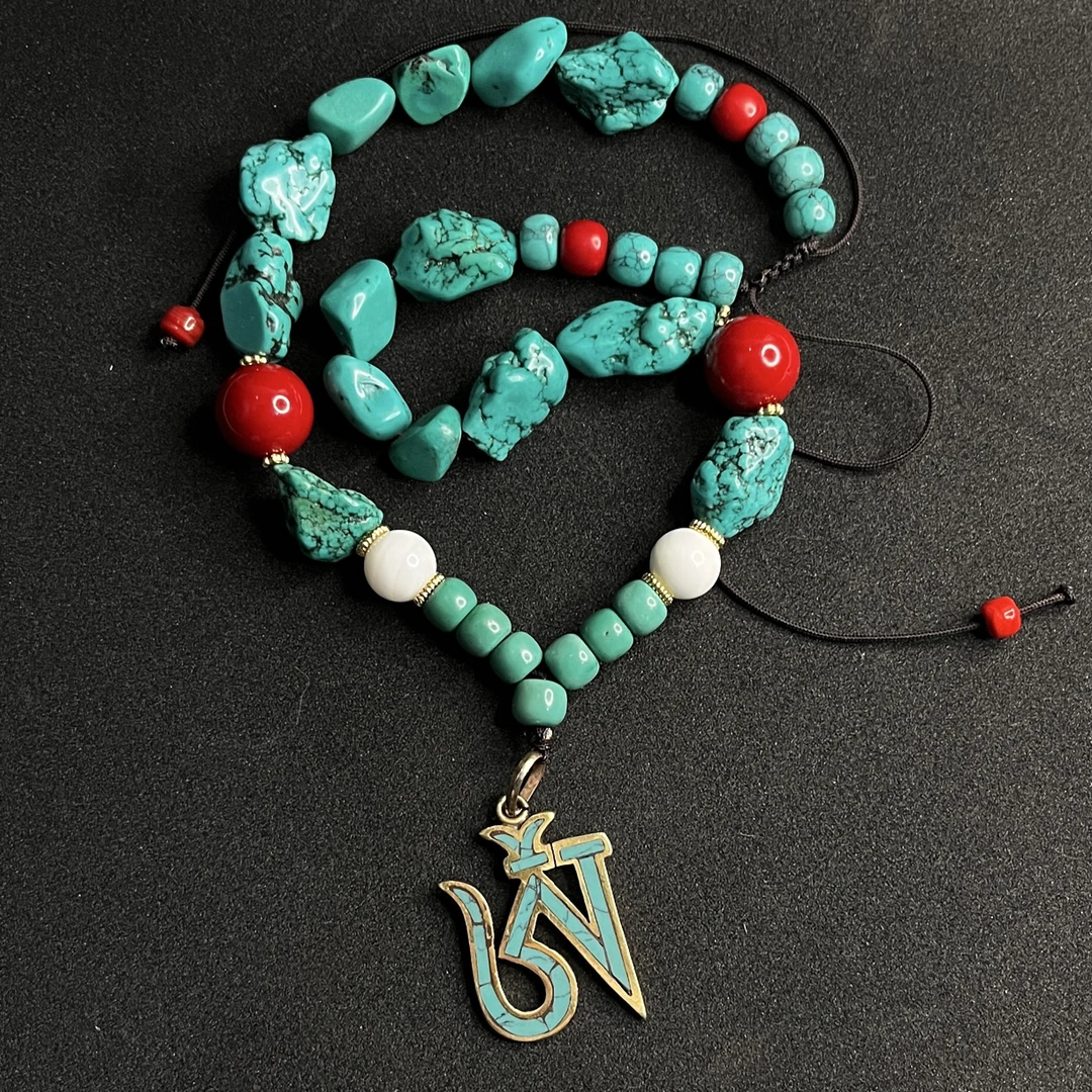 纯铜项链 藏式项链 男女同款