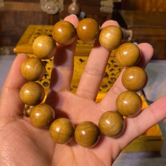 金丝楠金丝楠木小叶1.8手串