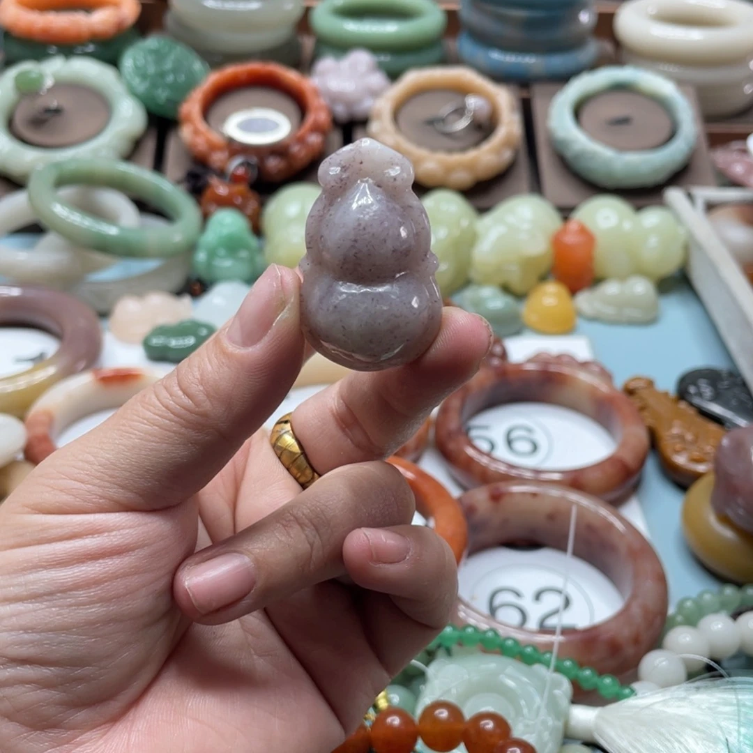 石英质玉手镯合金柠****～