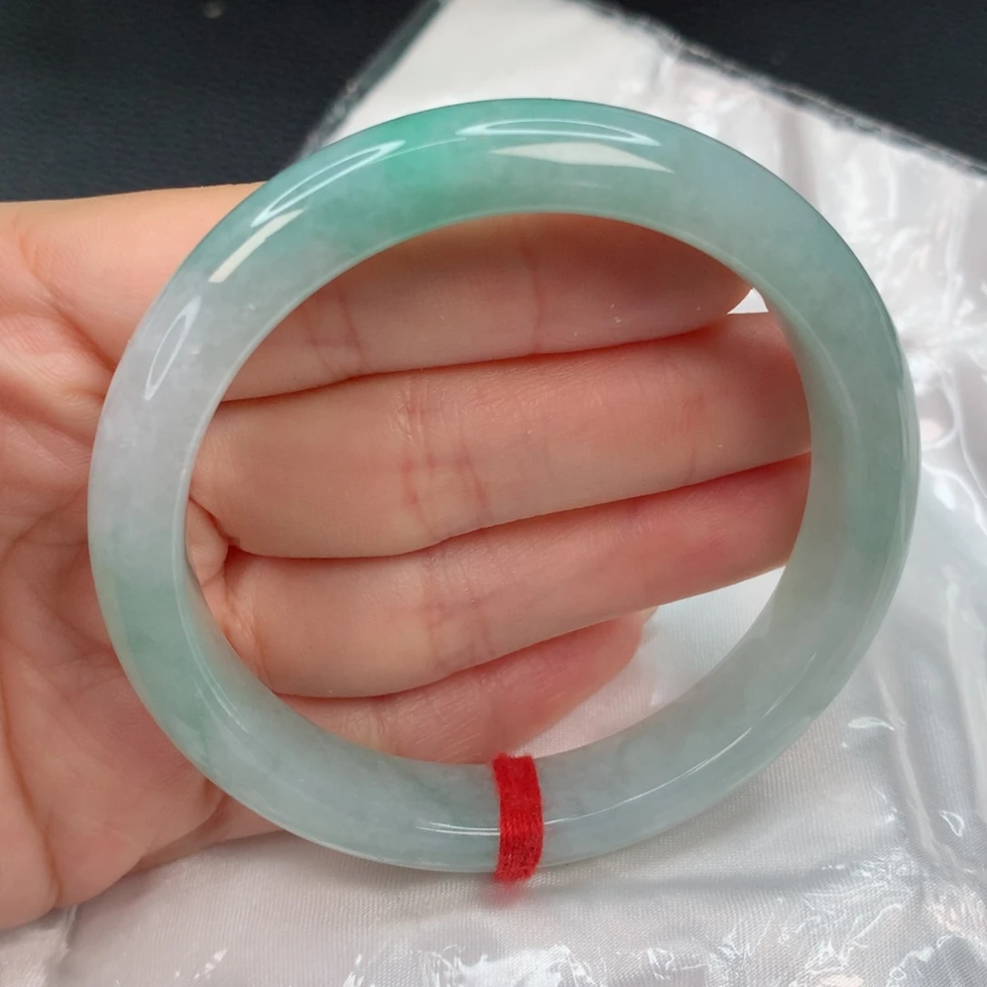 翡翠手镯未镶嵌55-56 阳绿