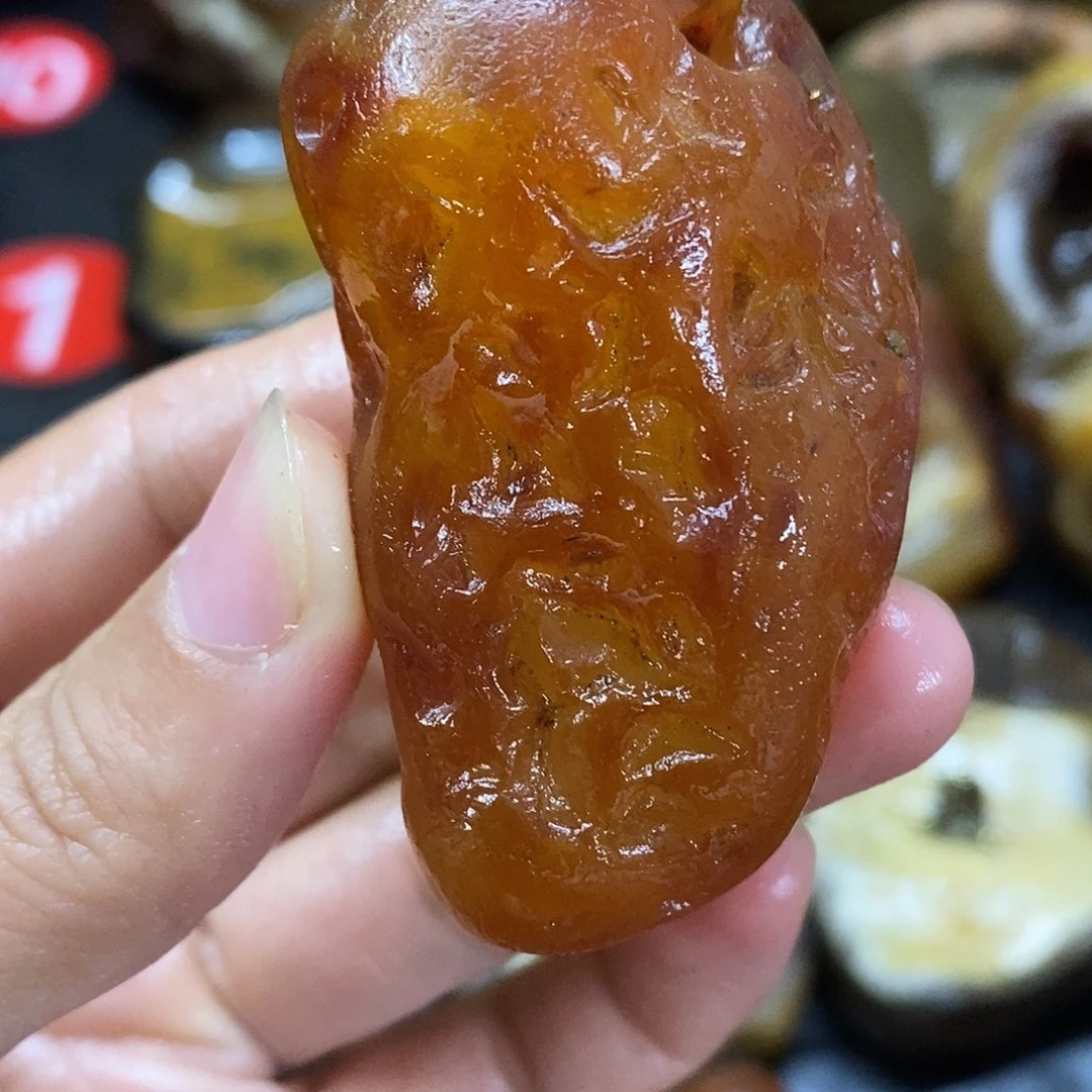 玛瑙/玉髓未镶嵌手把件