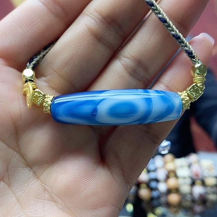 玛瑙/玉髓合金颈饰