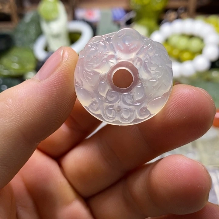 岫玉未镶嵌岫玉挂件