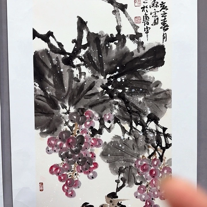 国画亲笔手绘放心去藏