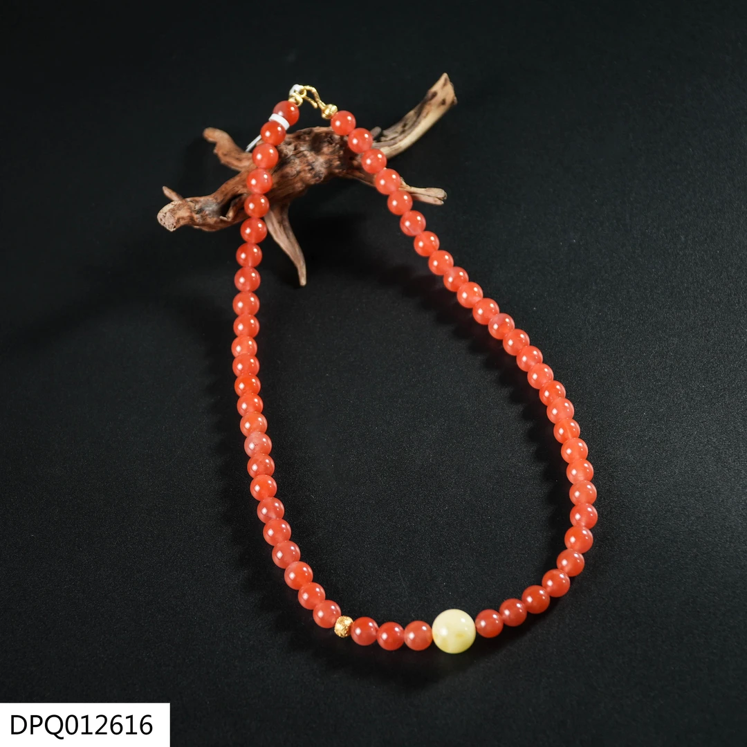 【老掌柜讲珠宝】南红锁骨项链 DPQ012616
