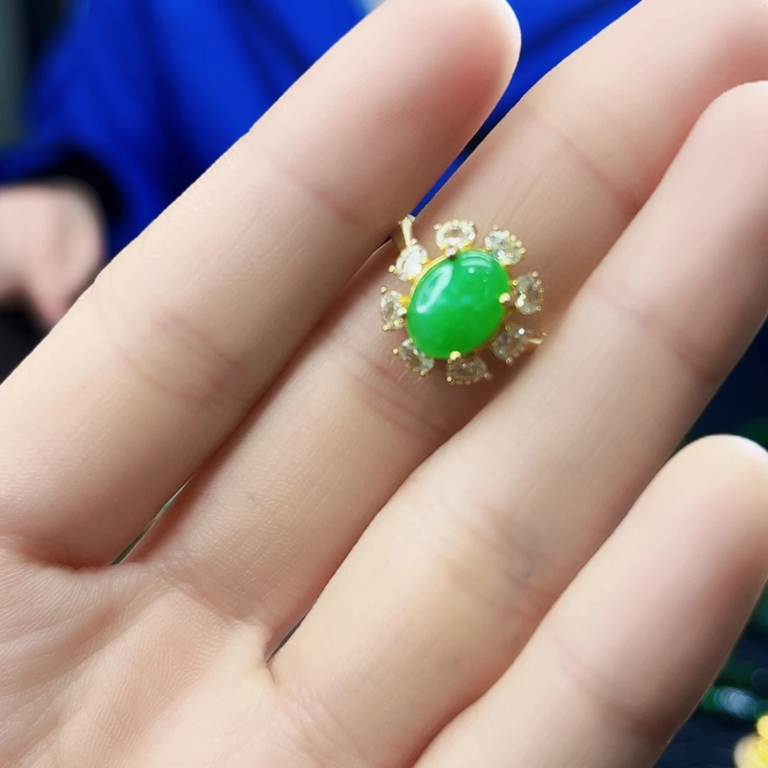 颈饰银S925镶嵌翡翠多样性