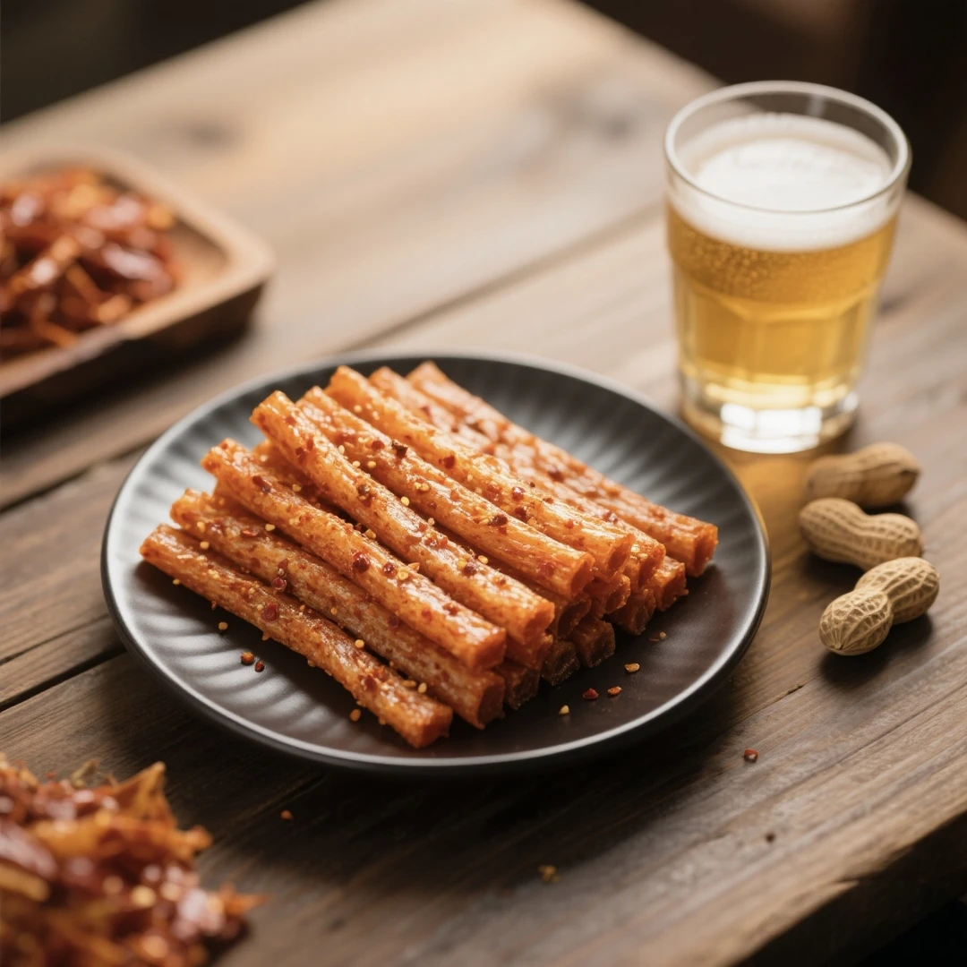手工辣条陕西风味麻辣鲜香解馋休闲零食