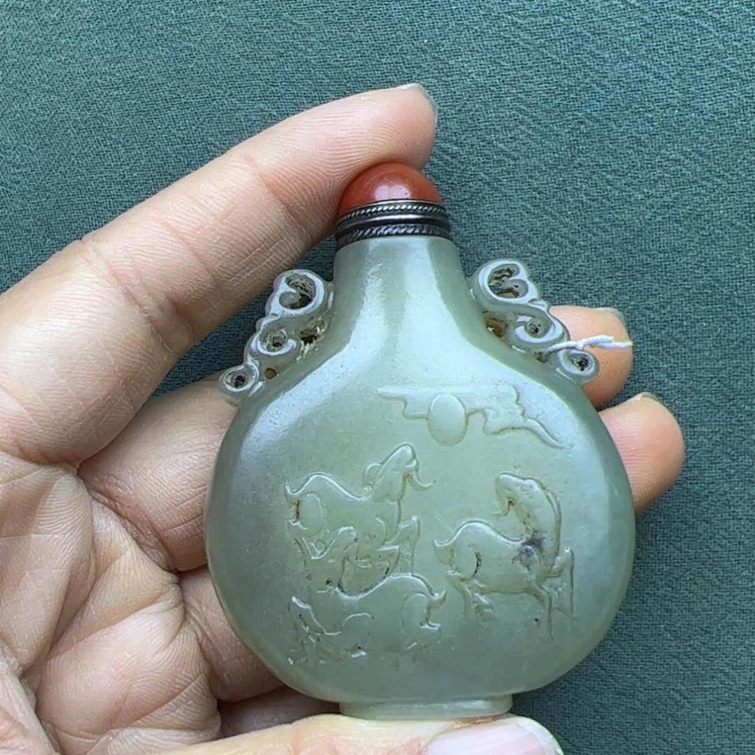 和田玉把件未镶嵌乐*乐