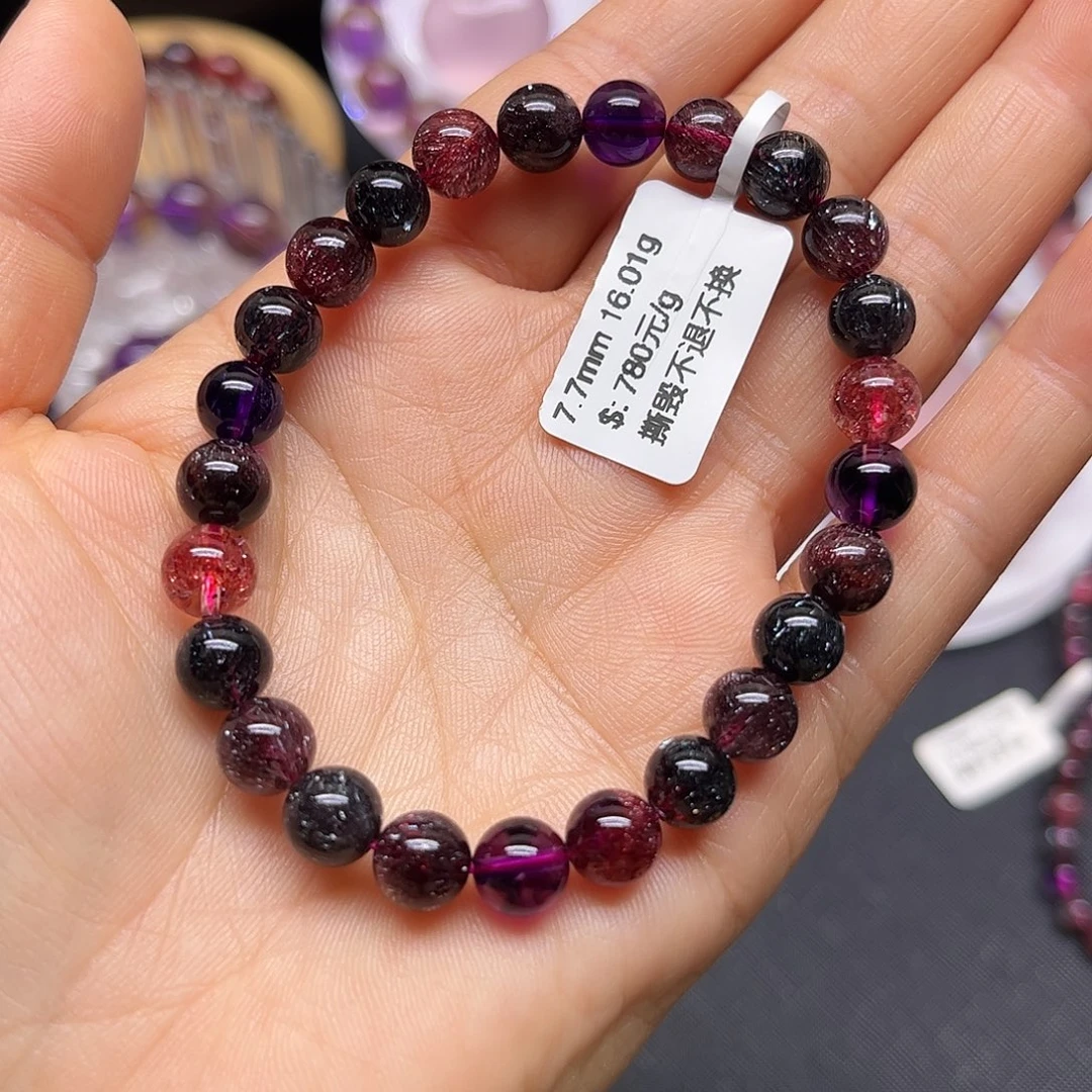水晶手链未镶嵌天然水晶