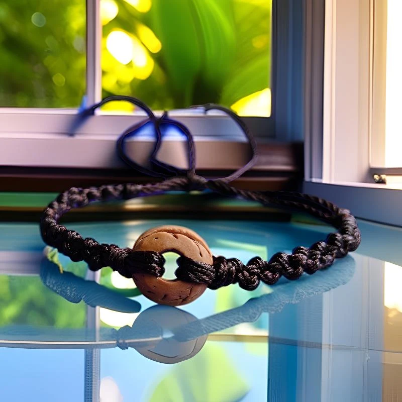 秦岭野生浅龙纹桃核纯手工打磨平安扣