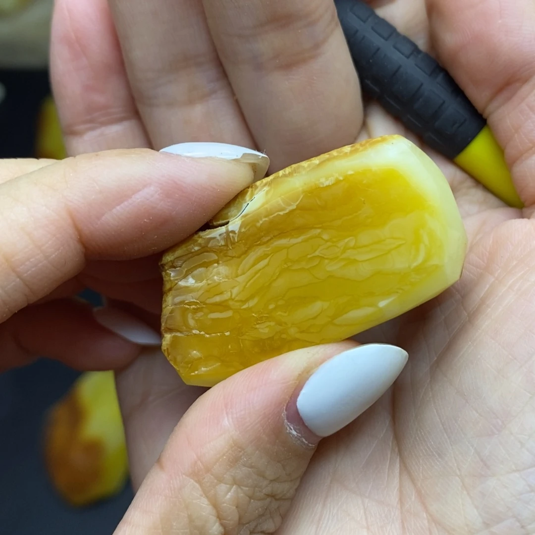 未镶嵌定制蜜蜡布胖