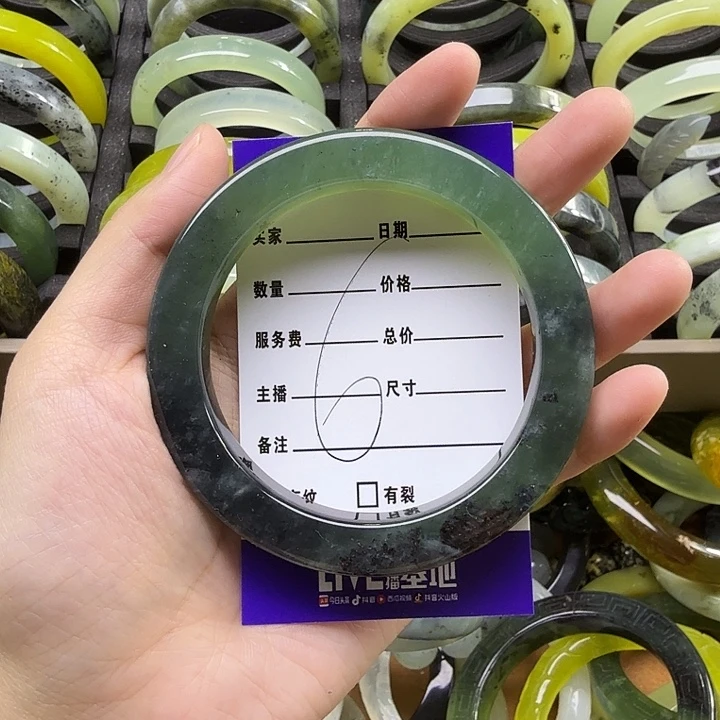 我***身蛇纹石玉未镶嵌蛇纹石岫玉手镯