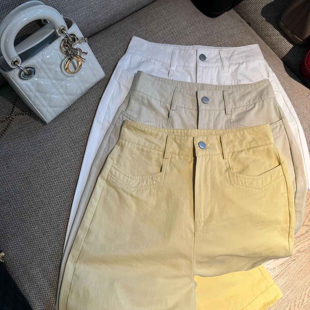 阿黎精选-------夏季水洗棉显瘦直筒裤
