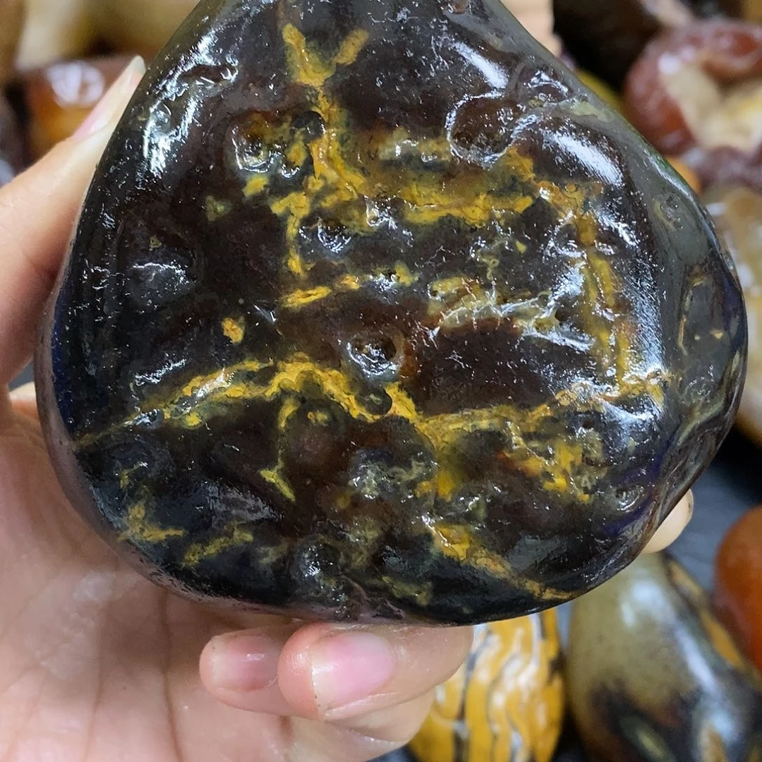 玛瑙/玉髓未镶嵌手把件