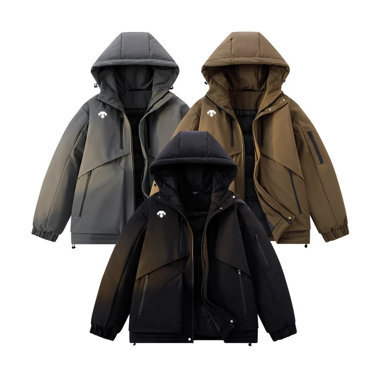 【原单直接拍】迪桑牌男士羽绒服冲锋衣冬季运动时尚加厚保暖羽绒衣