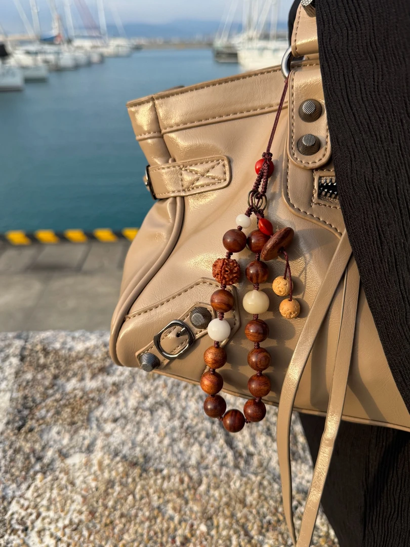 海南原创手作黄花梨金刚多宝菩提满愿种子挂件送人特色小众礼物