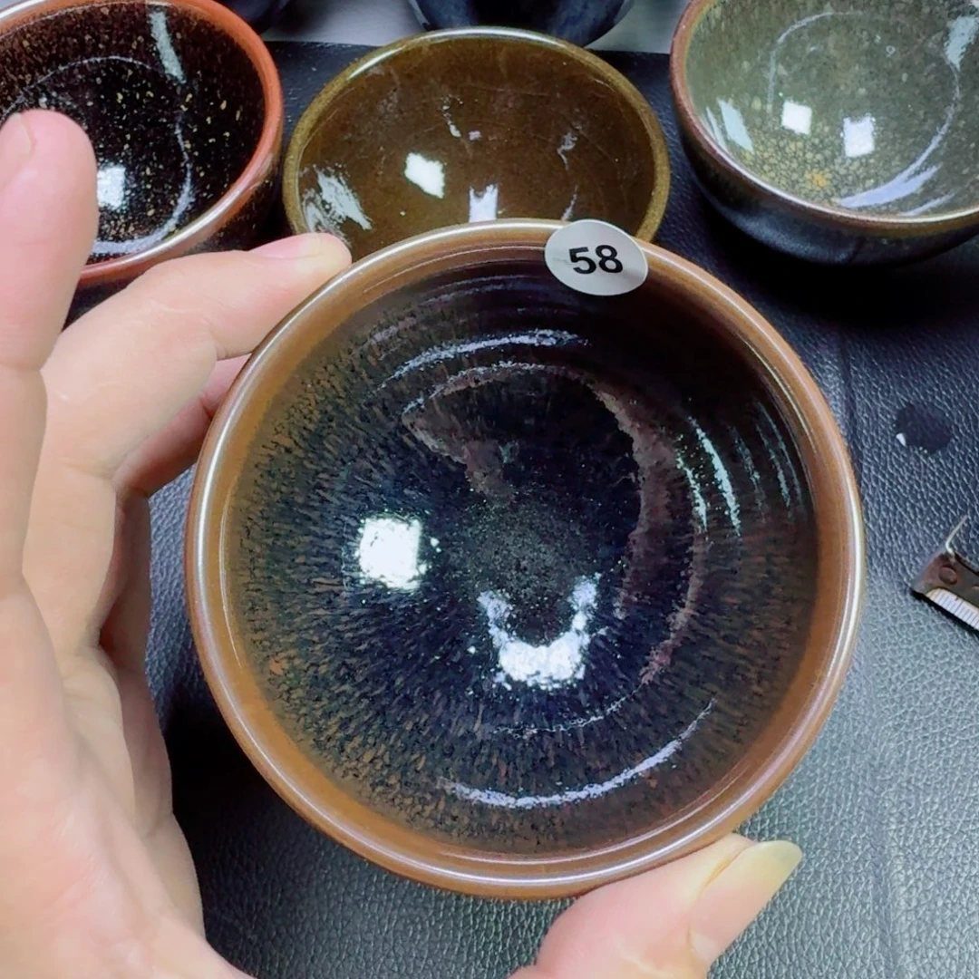 摆件古时茶器建窑建盏58
