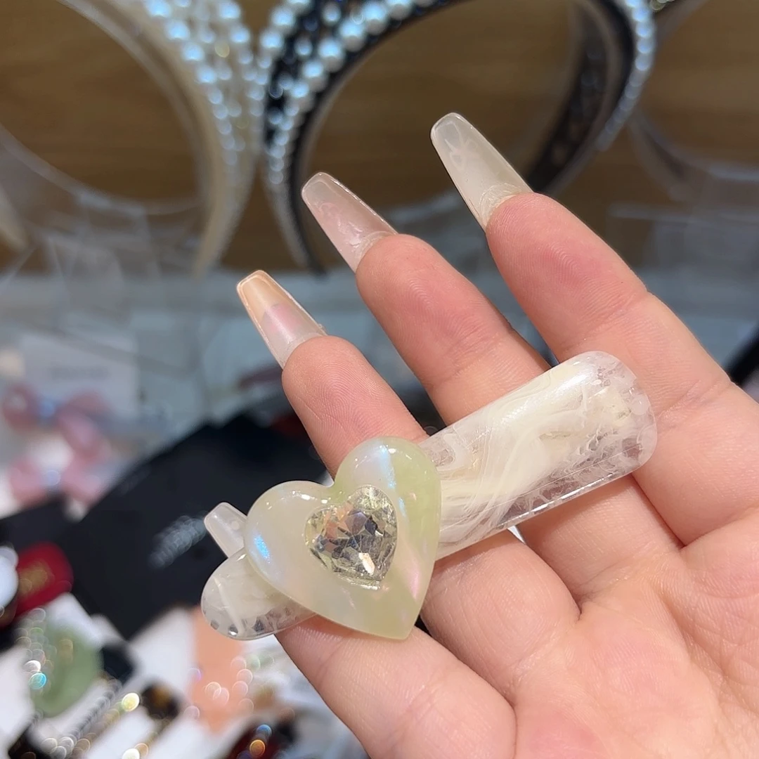 皮质铁合金发饰发夹