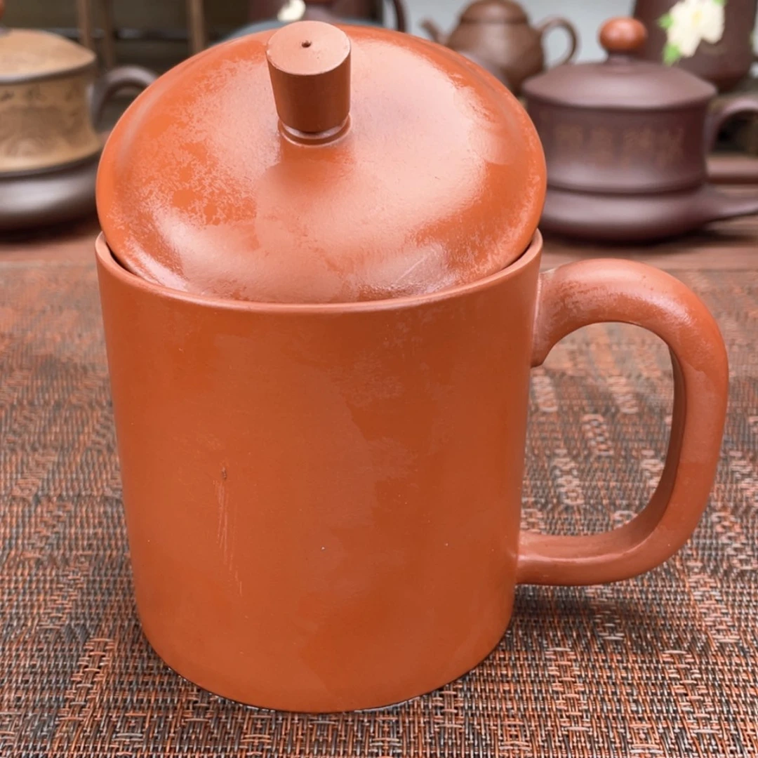 【闪购商品】紫砂茶杯宜兴原矿紫砂盖杯微瑕