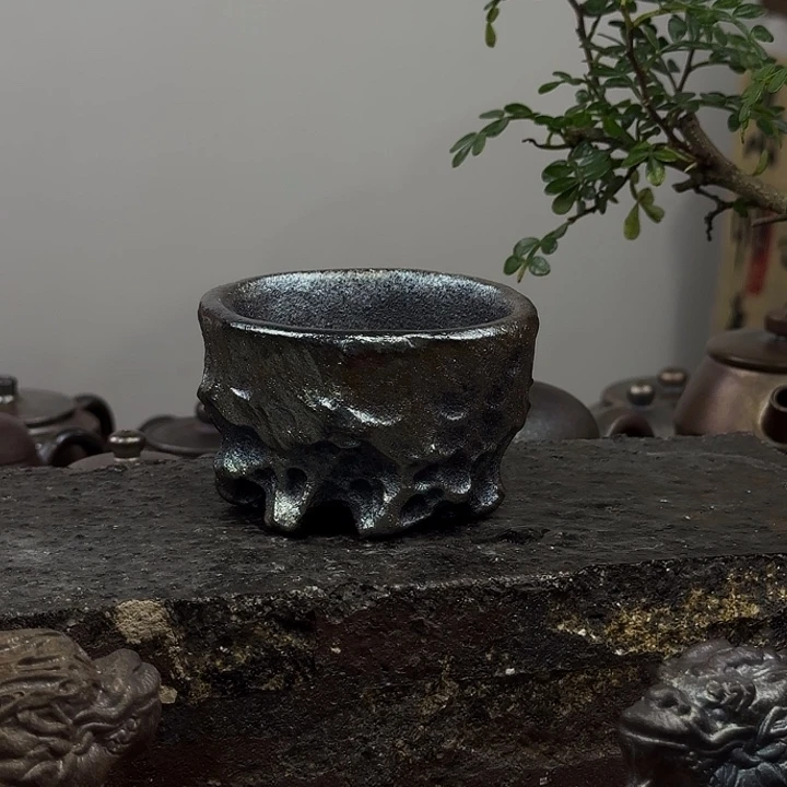 建水紫陶柴烧茶具
