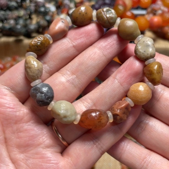 玛瑙/玉髓合金手链