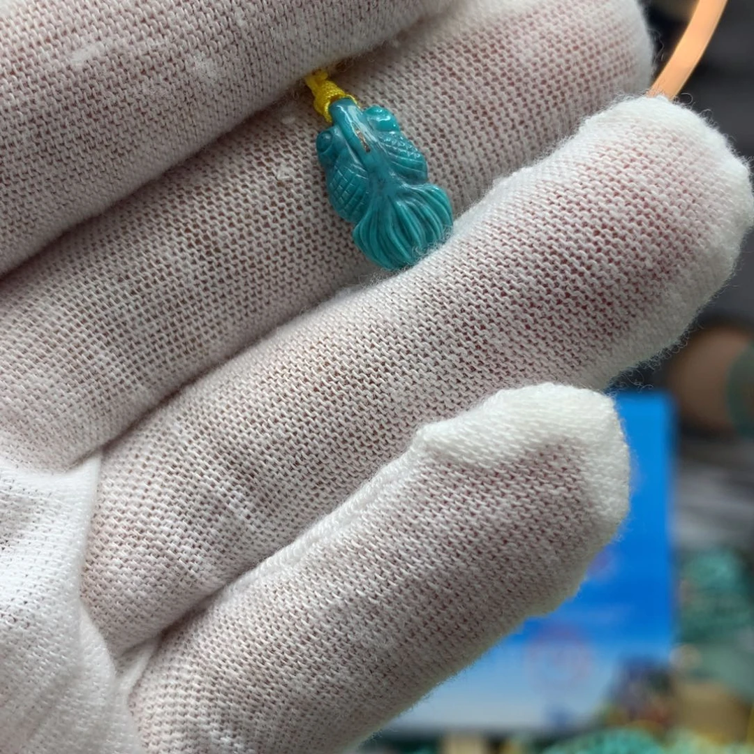 绿松石挂件未镶嵌