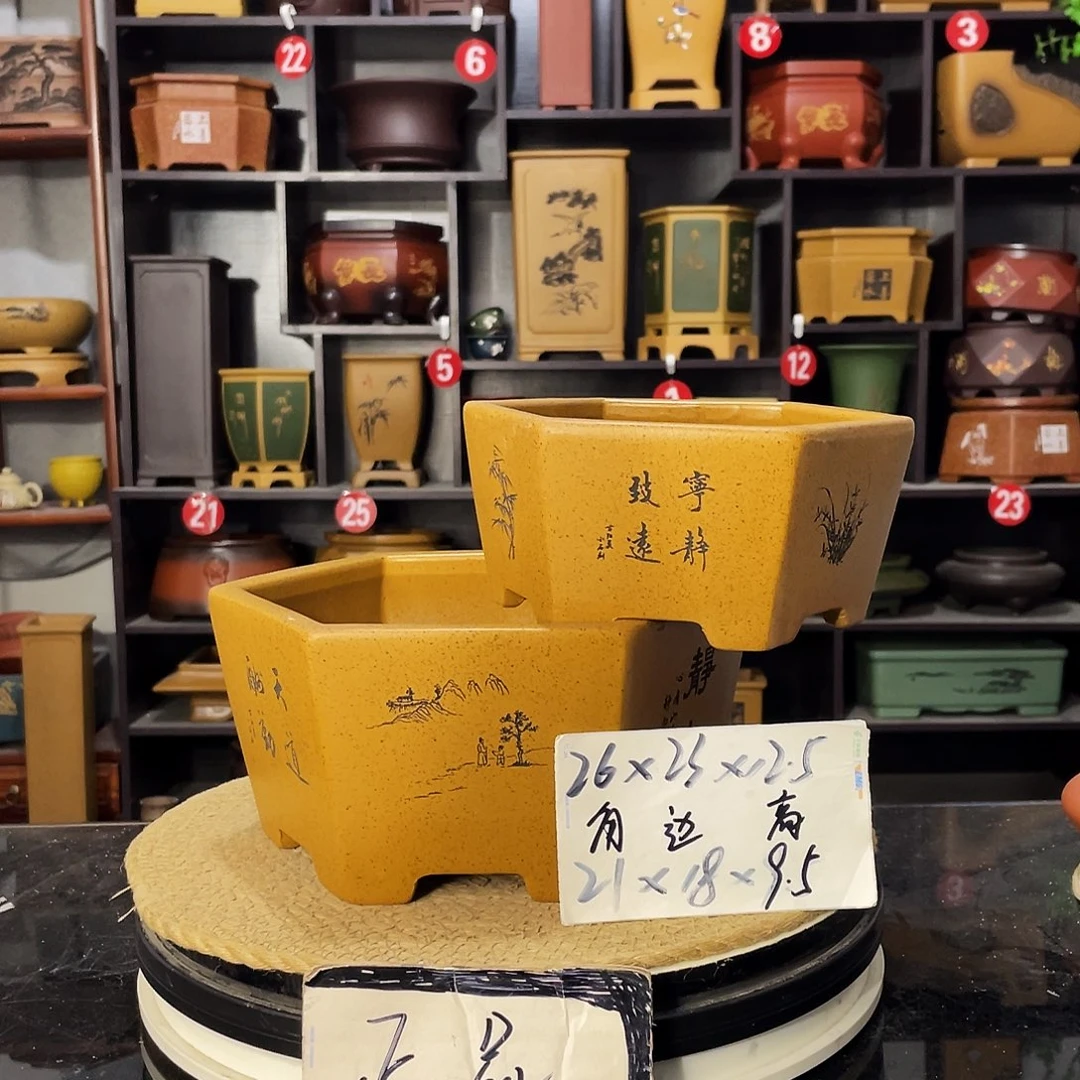 D-盆尚好紫砂花盆