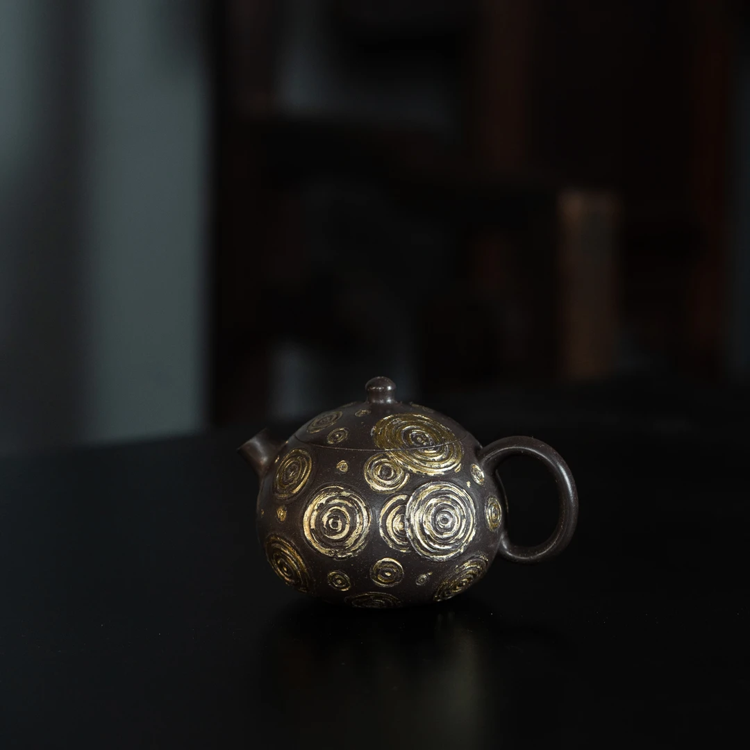 【星空系列】星梦西施 天青泥 130cc 盛丰源紫砂壶