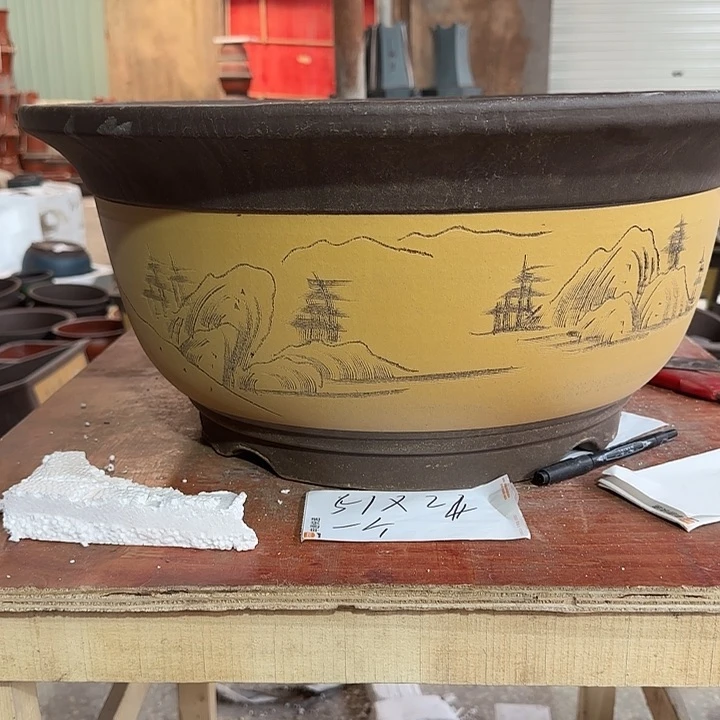 紫砂花盆紫砂花盆