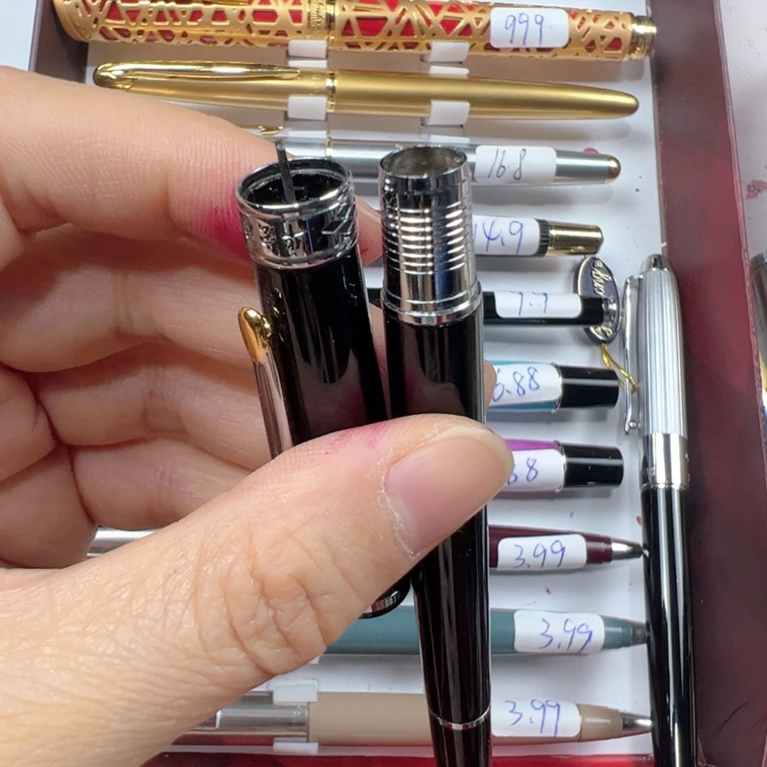 便携式华宏笔握掉到笔帽里了需要维修