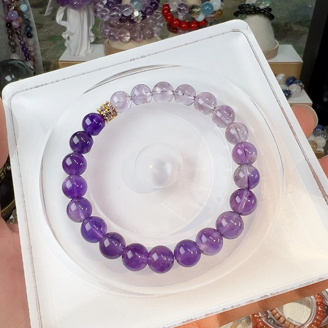 非金属渐变紫水晶