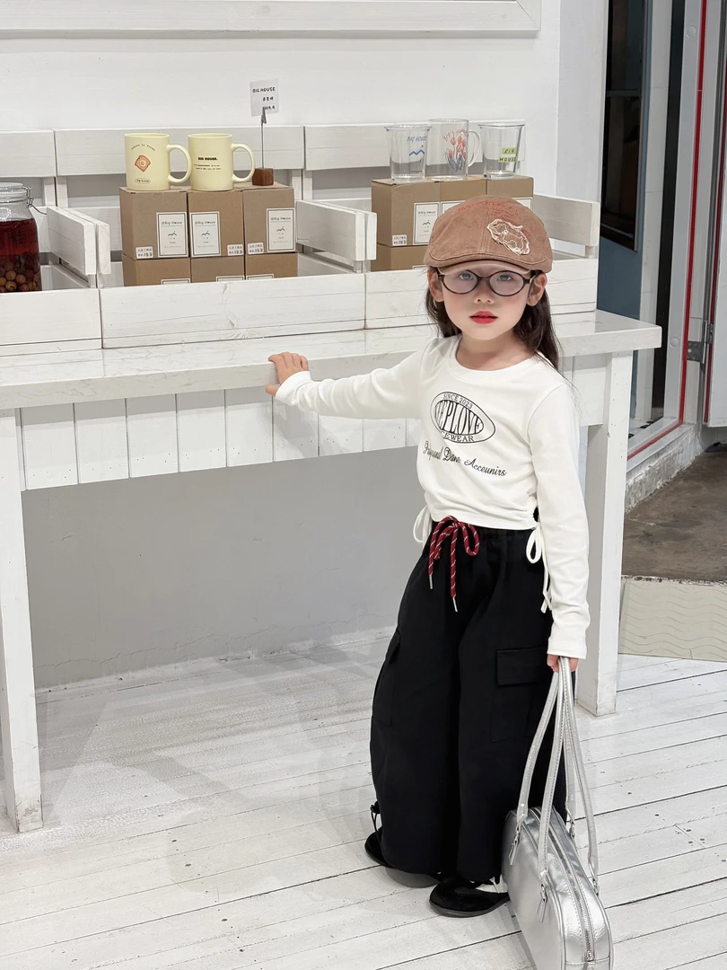 女童2025时尚早秋新款韩国甜酷风套装超酷休闲工装裤套装