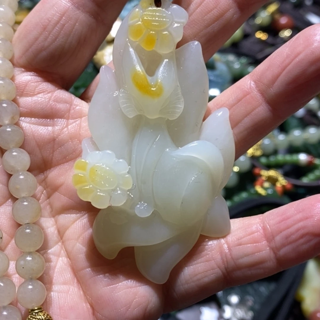 【闪购商品】岫玉毛衣链未镶嵌