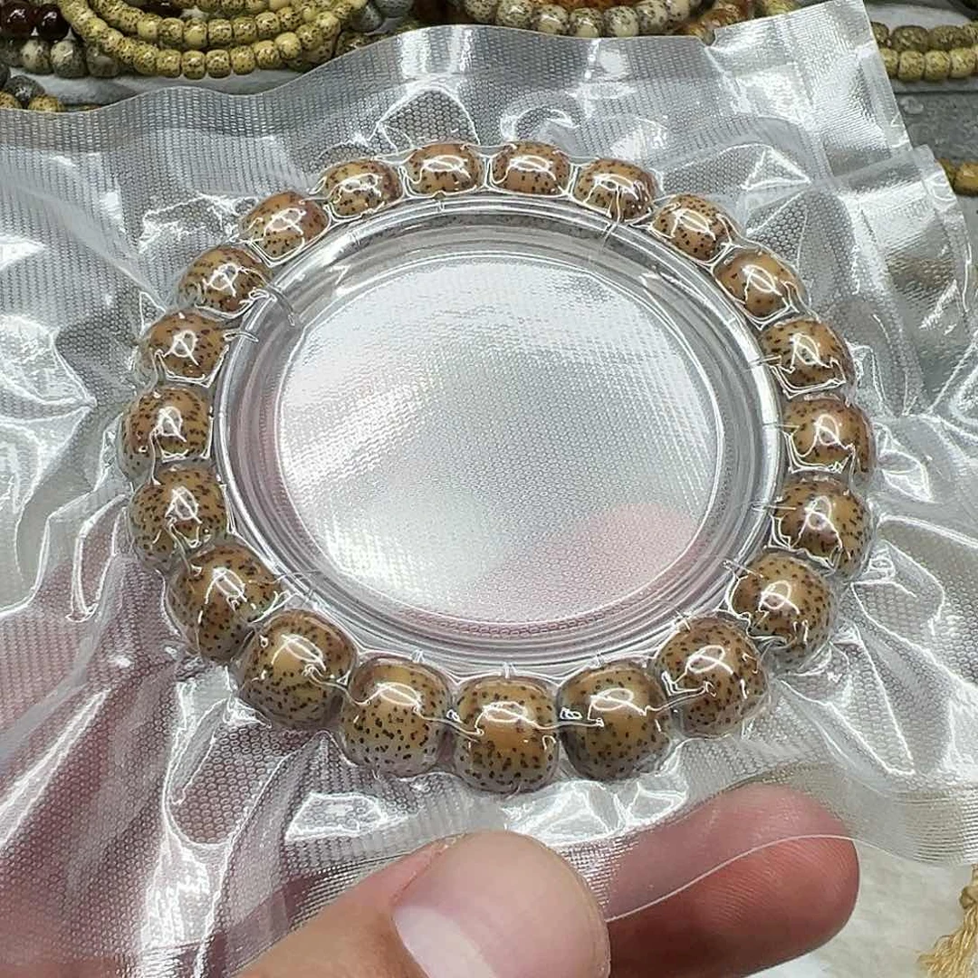 星月菩提手串38高端火烧云星月菩提单圈1.1