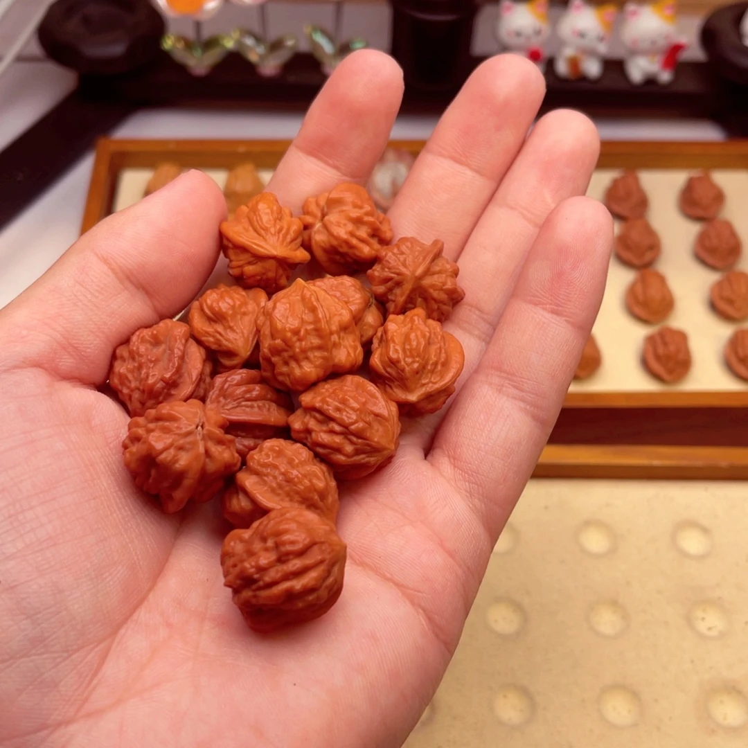 冰***汁文玩核桃手串蛤蟆头
